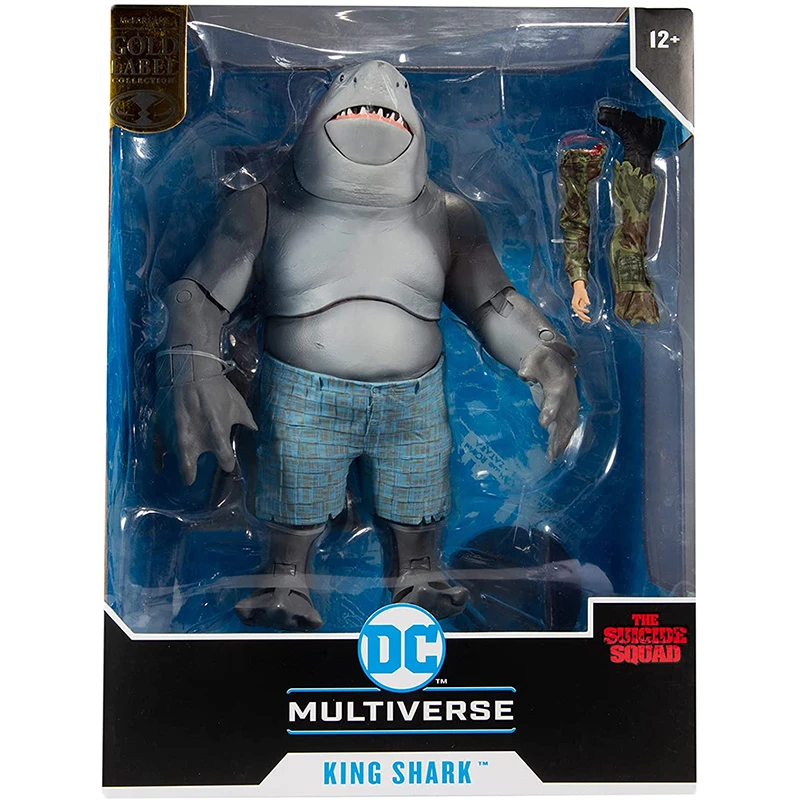 Mcfarlane toys the suicide squad king shark gold label megafig action figure Clearance