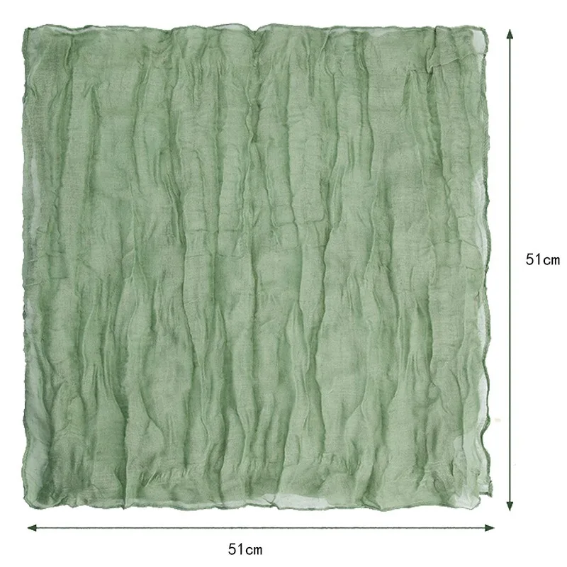 

Sage Green Napkins for Wedding Boho Gauze Table Napkins Serving Table Decor Dinner Towel Cocktail Napkins