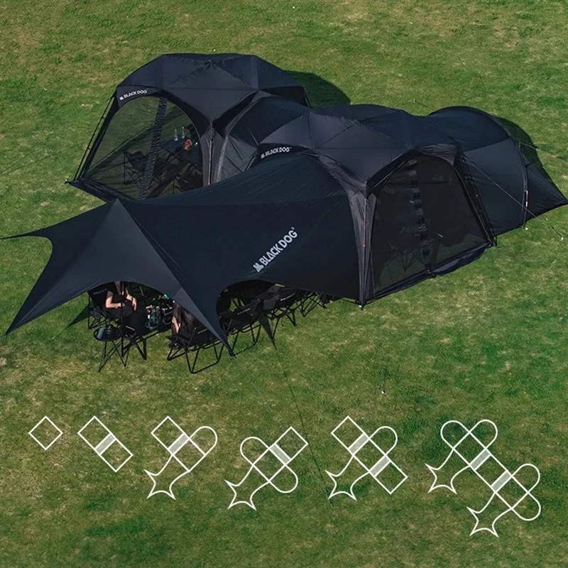 Blackdog Outdoor Awning Quick-open Feature Ideal Companion For Quick Installation Any Weather Condition