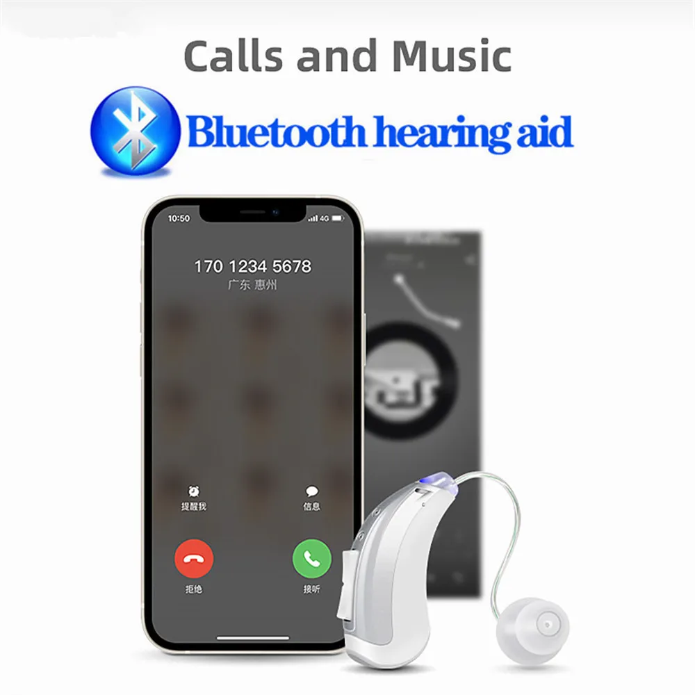 Best 30 channel Bluetooth Digital Rechargeable Hearing Aids for Seniors with Noise Cancelling Invisible Sound Hearing Amplifier 3