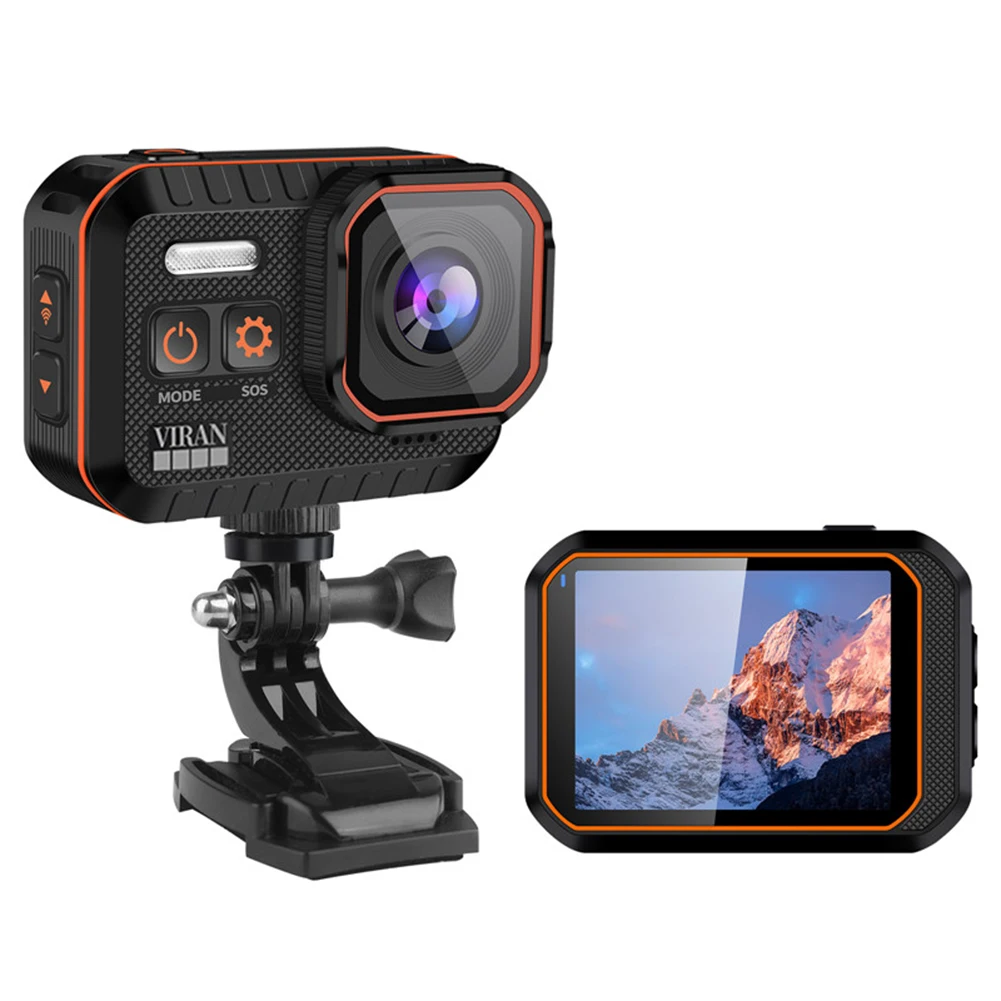 

170° Wide Angle WiFi Actions Camera Drop-proof Lightweight Recording Tool For Surfing Riding Record