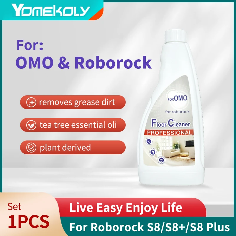 Per Xiaomi Roborock E Omo Joint Sweeping Robot Liquido Detergente S8 Pro Ultra/S8/S8 +/Q5/Q7 Series/S7 Max Ultra/S7Maxv Plus 480Ml