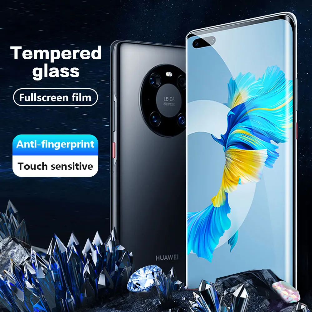 Фото 5-1 шт. закаленное стекло для Huawei mate 50 40 RS 40E 30 30E pro Защитная пленка для экрана P60 Art P50 P40 P30 pro plus HD защитная пленка №3