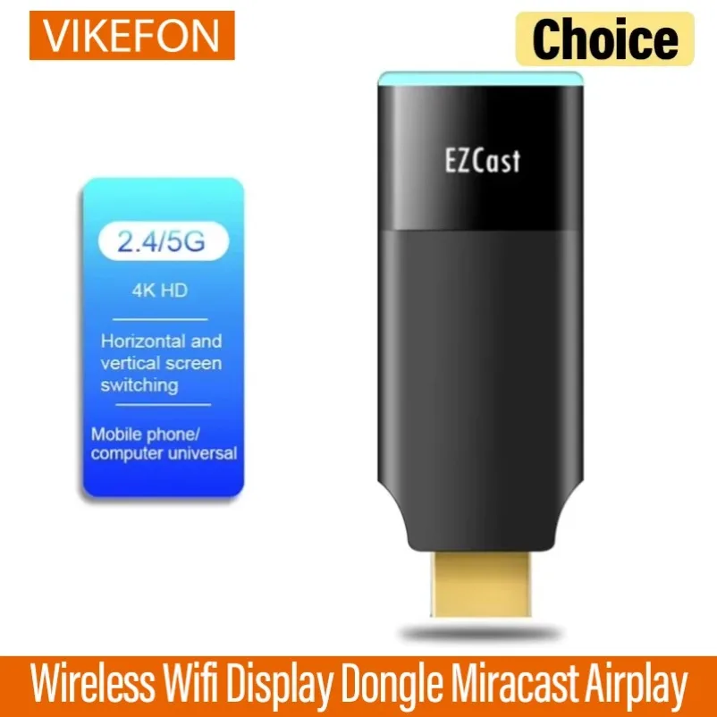 Ezcast2 5G HDMI-Compatible Wireless Display Dongle for IOS Android Phone PC