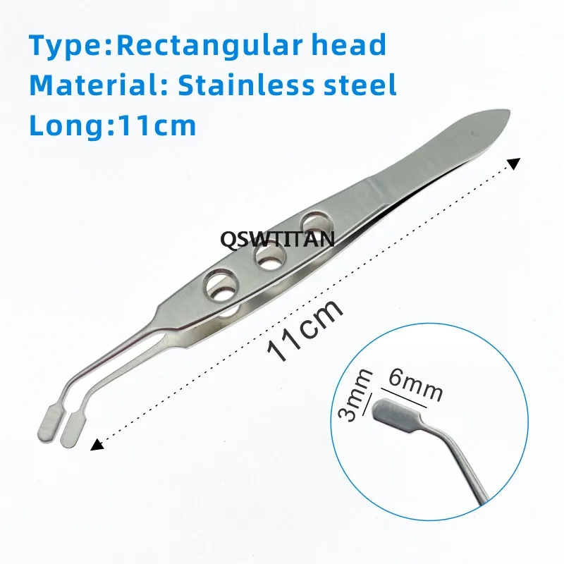 Description Picture 6 of itemOphthalmic Massage Forcep eye plastic surgery Tweezers Ophthalmic Surgical Forceps eyelid Tools