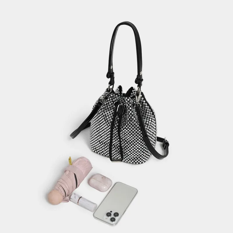 Luxury Fashion Women's Handbag Glitter Shiny Rhinestones Diamond Evening Bag Wedding Party Clutch Purse Shoulder Crossbody Bag