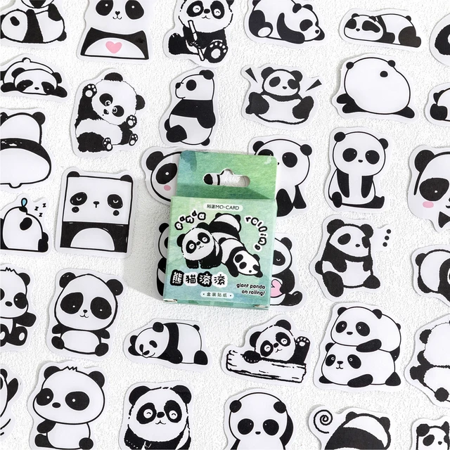5 Sheets Panda Nail Art Stickers, 3d Cute Pandas With Bamboos Flowers Nail Art  Stickers Decals For Nail Design Manicure Diy Decor Kids Scrapbook Craft