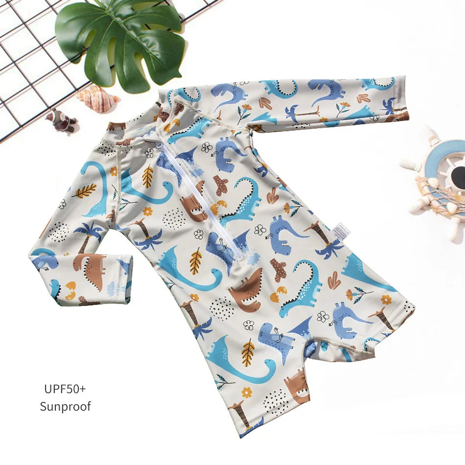 EezKoala Children's One Piece Swimsuit Sunscreen Quick-Dry Baby Surfing Suit for Boys Girls Swimwear Toddler Bathing Swim Cloth kids swimsuits