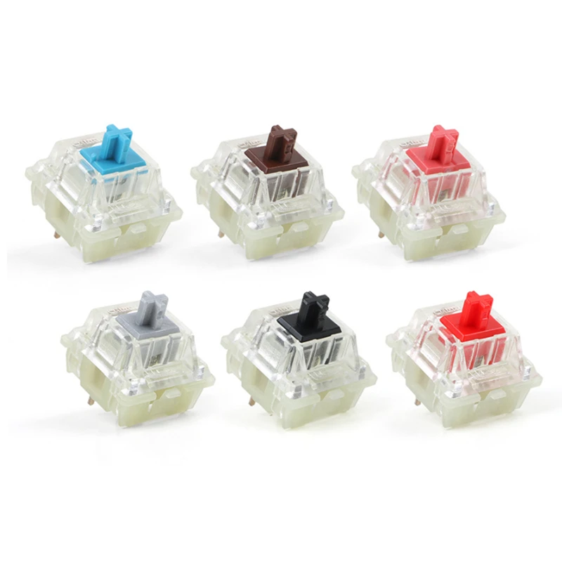 types of computer keyboard Cherry MX Switches RGB 3 pin SMD Original Brown Red Blue Black Silver Silent Red Silent Black Mechanical Keyboard Switches keyboard desktop