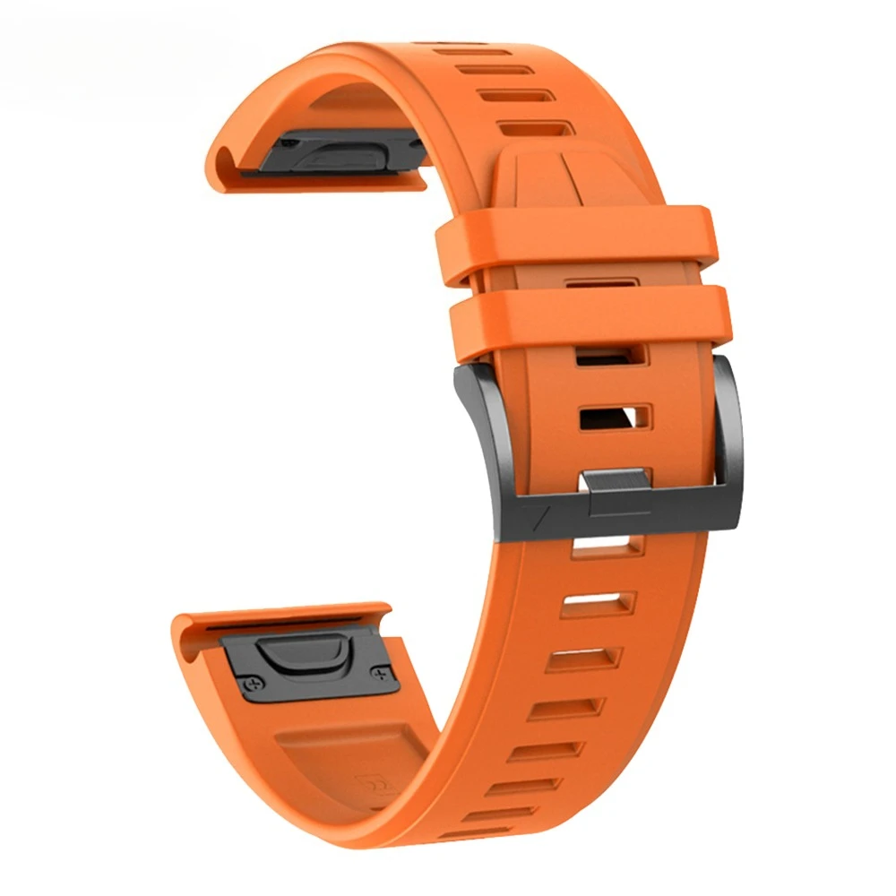 Enhanced Silicone Sport Strap - QuickFit 26/22mm, Universal Fit