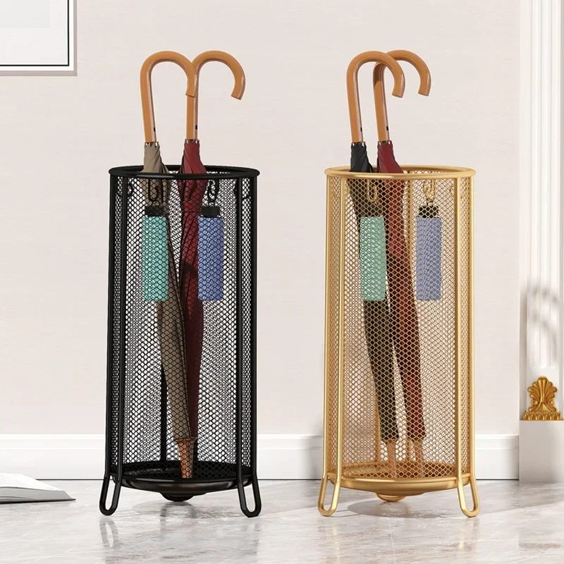 Household Umbrella Storage Rack Umbrella Tube Door Draining Bucket Stand Household