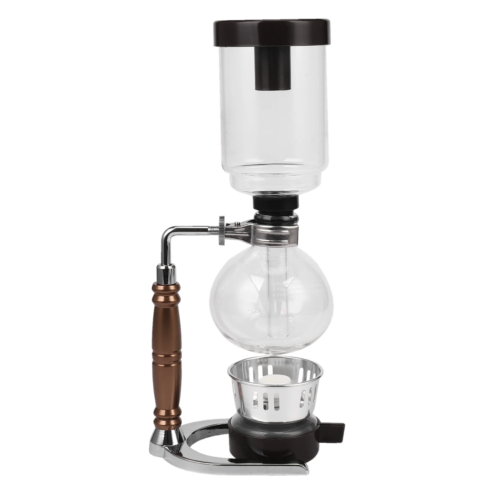 

Japanese Style Siphon Coffee Maker Tea Siphon Pot Vacuum Coffeemaker Glass Type Coffee Machine Filter 3Cup