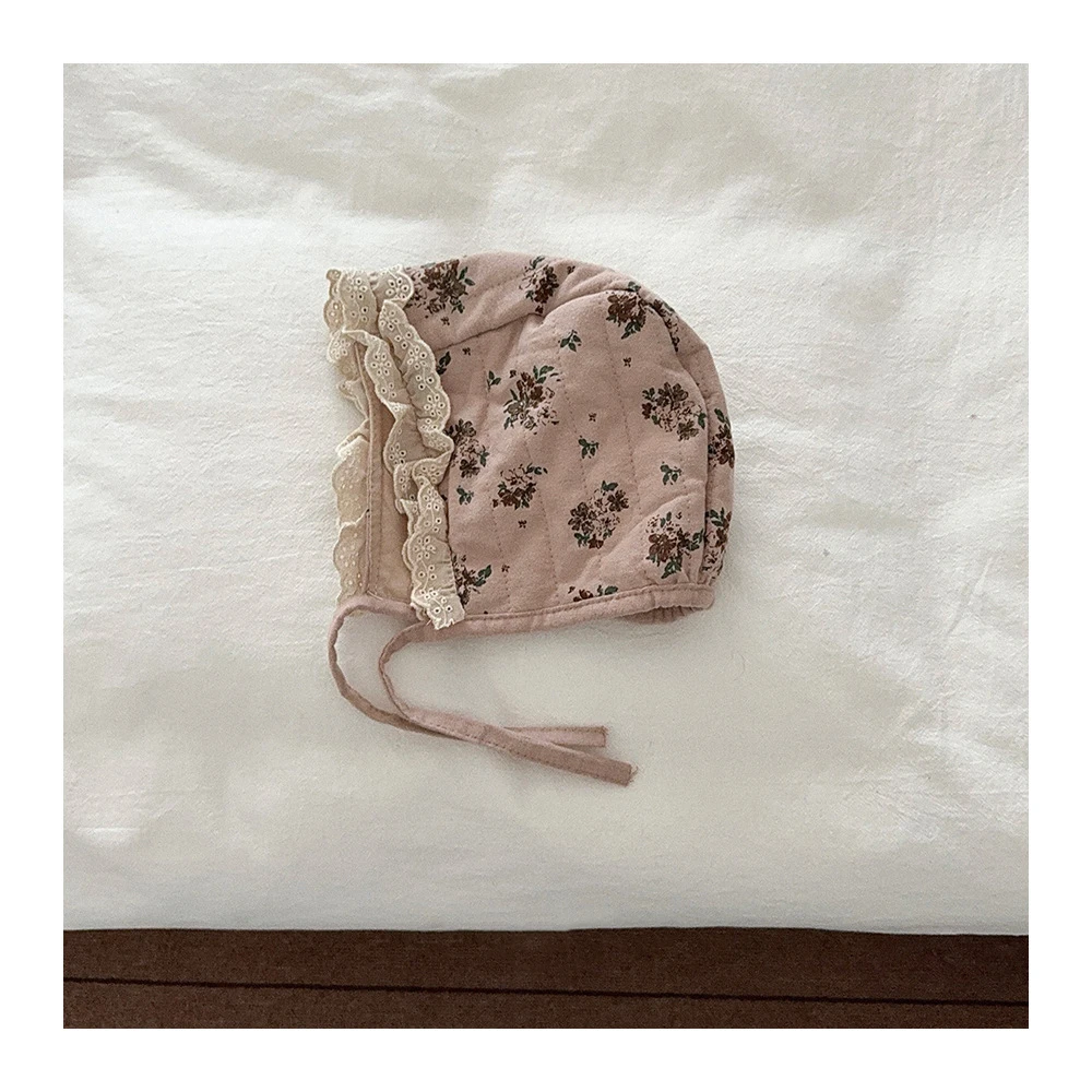 Cute Floral Winter Kids Hat Ear Protection