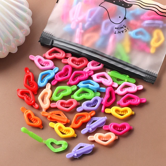 40Pcs Girls Colorful Hair Clips Flower Star Mickey Cute Small Hair Claws Kids Sweet Hairpins Cartoons Fashion Hair Accessories style-45
