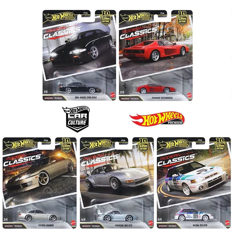Hot Wheels Modern Classic,Nismo Ferrari Testarossa Toyota Porsche