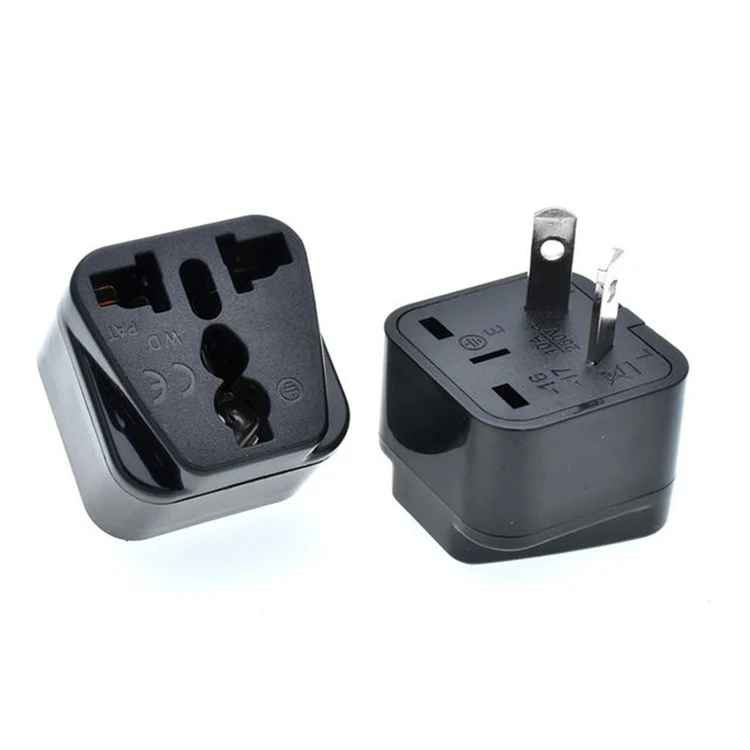 1pcs Universal EU/US to AU NZ Power Plug Travel Adapter Converter 2 Flat Pin For Australia New Zealand
