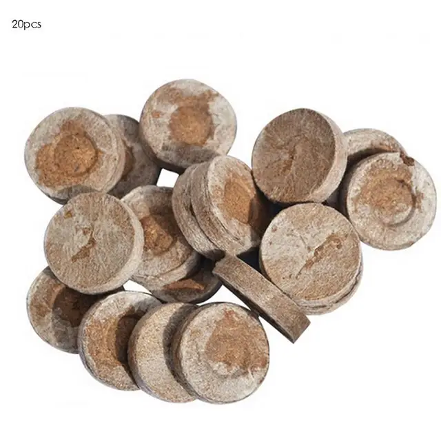 Pc -K Egy Beállított Palánták Blokk Tápanyagblokk Kompressziós Tömörített Tőzegblokk Varázslatos Talaj Közepes Csomagolt - Image 6