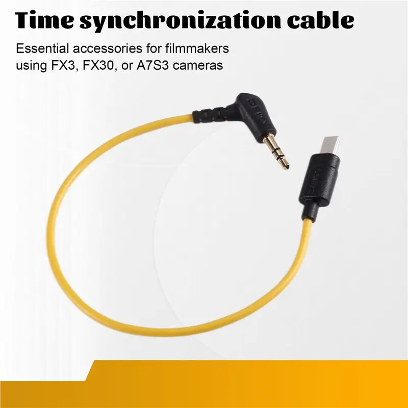 【RECOMENDAR】 FX3/FX30 A7S3 C23 SE 타임 코드 연결 동기화 와이어용 TC-1 타임 싱크로나이즈 케이블