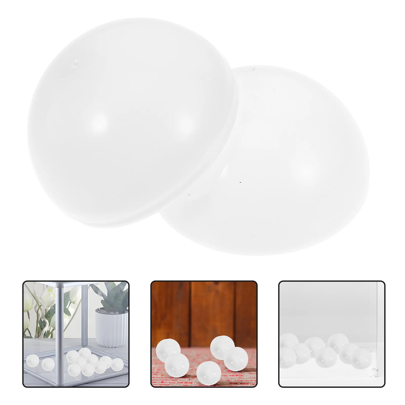 30 Pcs Hollow Raffle Balls Bingo Game Props Openable Event Entertainment Draw Prize Toy Lightweight Party Games