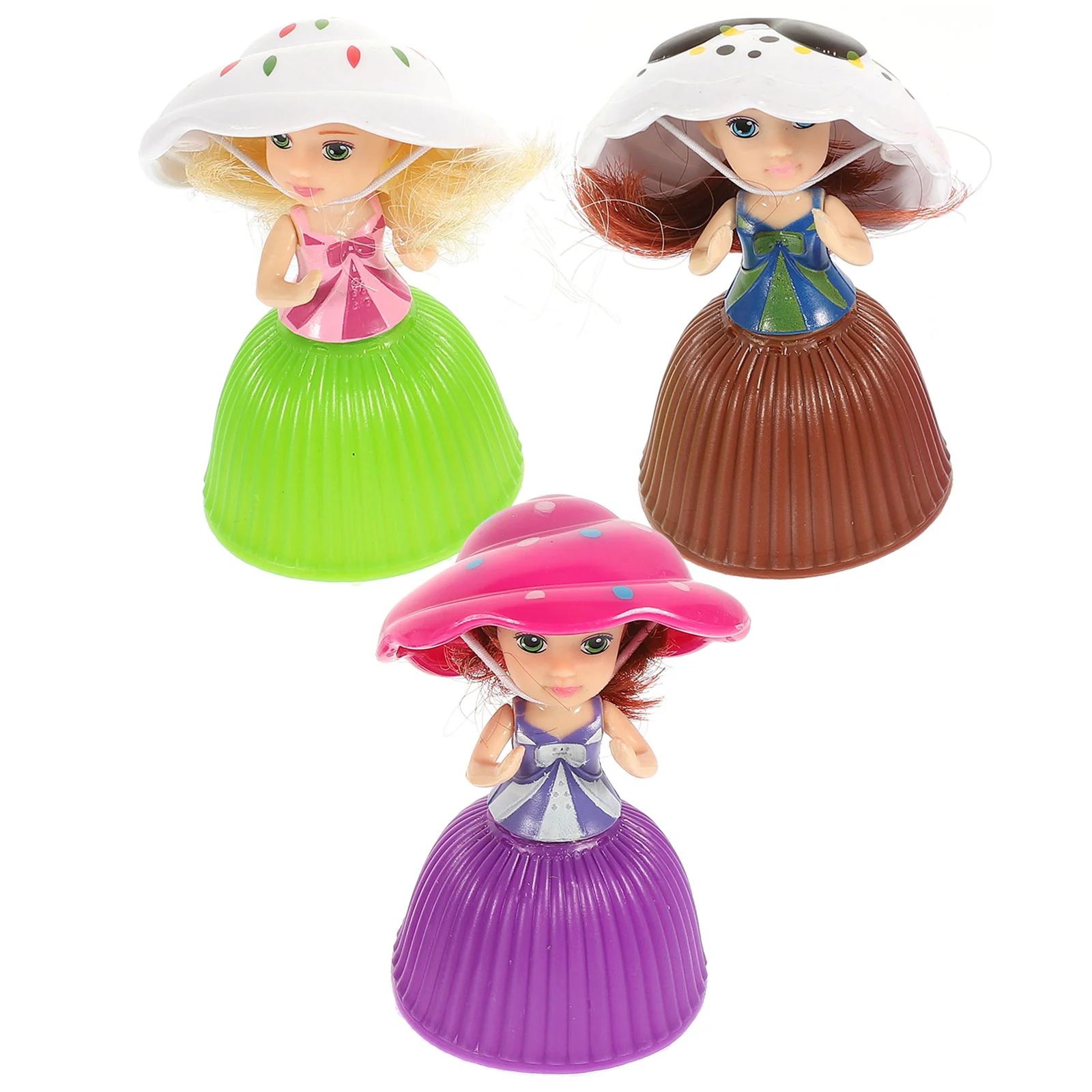

3pcs Mini Cupcake Surprise Cupcake Gift Toys (Random Color and Style)