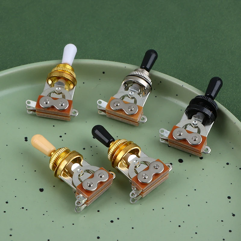 Guitar Tool 1Pc 3 Way Short Straight Guitar Toggle Switch Pickup Selector For Electric Guitars Pickups Switch Control
