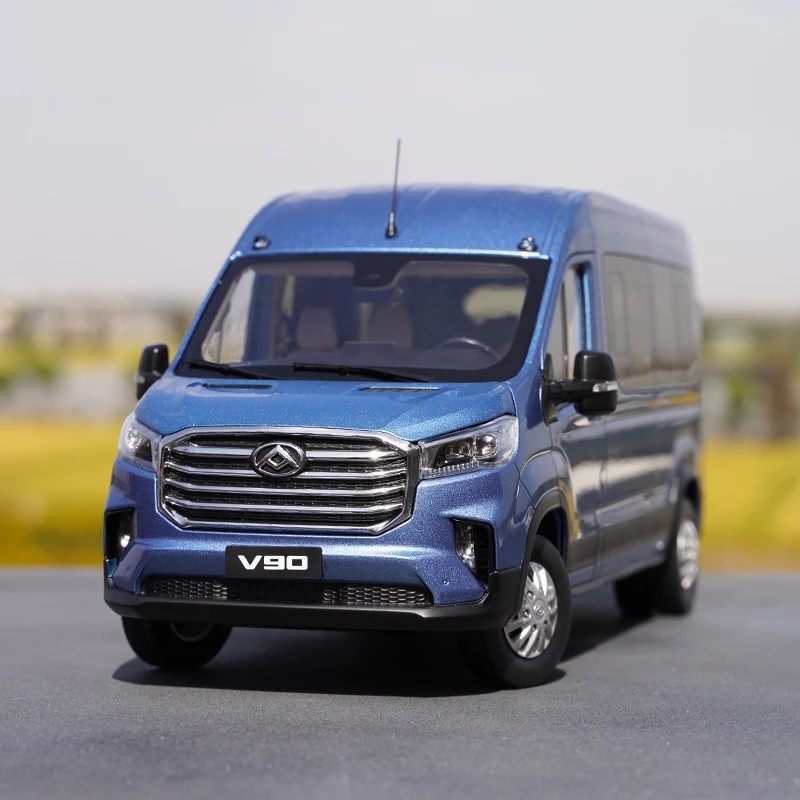 

Car Metal No Battery Diecast 1/18 V90 MAXUS MPV Model Alloy Car Kids Toys For Boys Children Toys