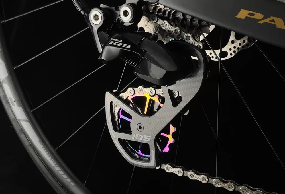 Ltwoo fahrrad keramische Lager geschwindigkeit Kohlefaser-Riemens cheibe Rad rückwand für Shimano 105/ut/ultegra/dura Ace – Detail 10