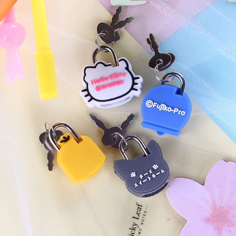 Lock-Padlock Drawer-Cabinet Backpack Suitcase Luggage Metal Mini Cute Handbag Cartoon For Traveling Outdoor Backpack Security cabinet lock child lock door lock safety lock