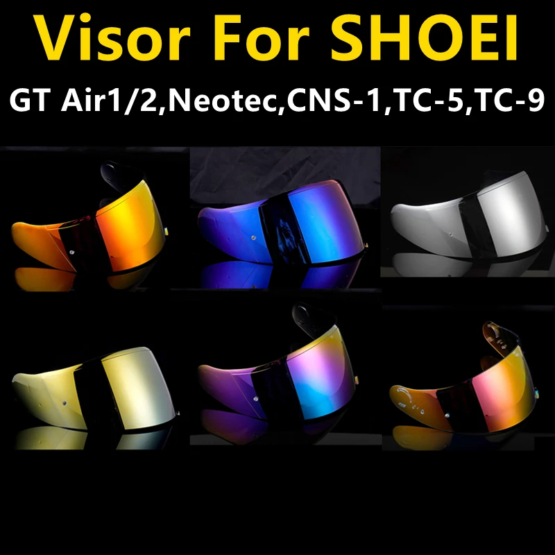Козырек для шлема для SHOEI GT Air Neotec CNS-1 TC-5 GT Air 2, защитный шлем с УФ-защитой, защитный козырек для мотоцикла и лица, козырек для лобового стекла
