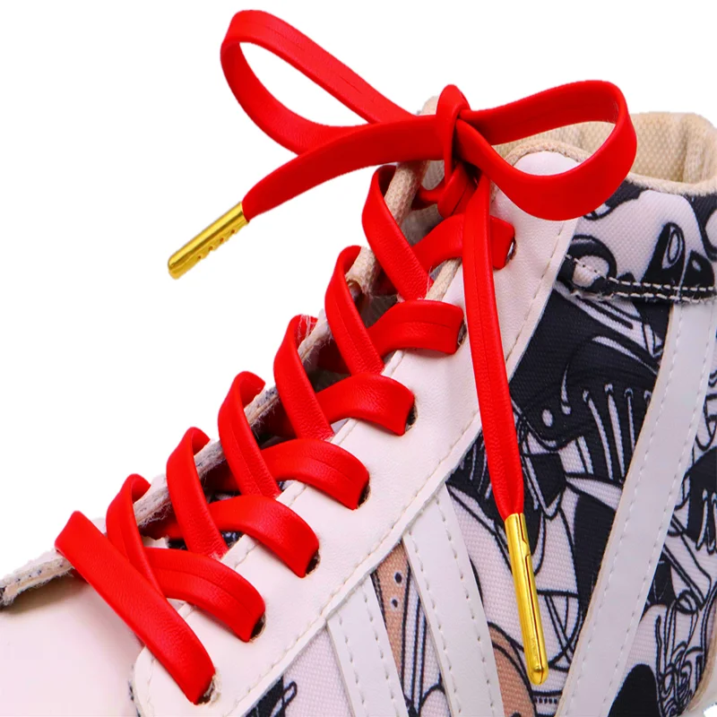 

Weiou Lady Series Laces Men Women 2020 Sneaker Single Shoelace Pink/Yellow Solid Color Charmed String As Gift Suit for Cute Girl