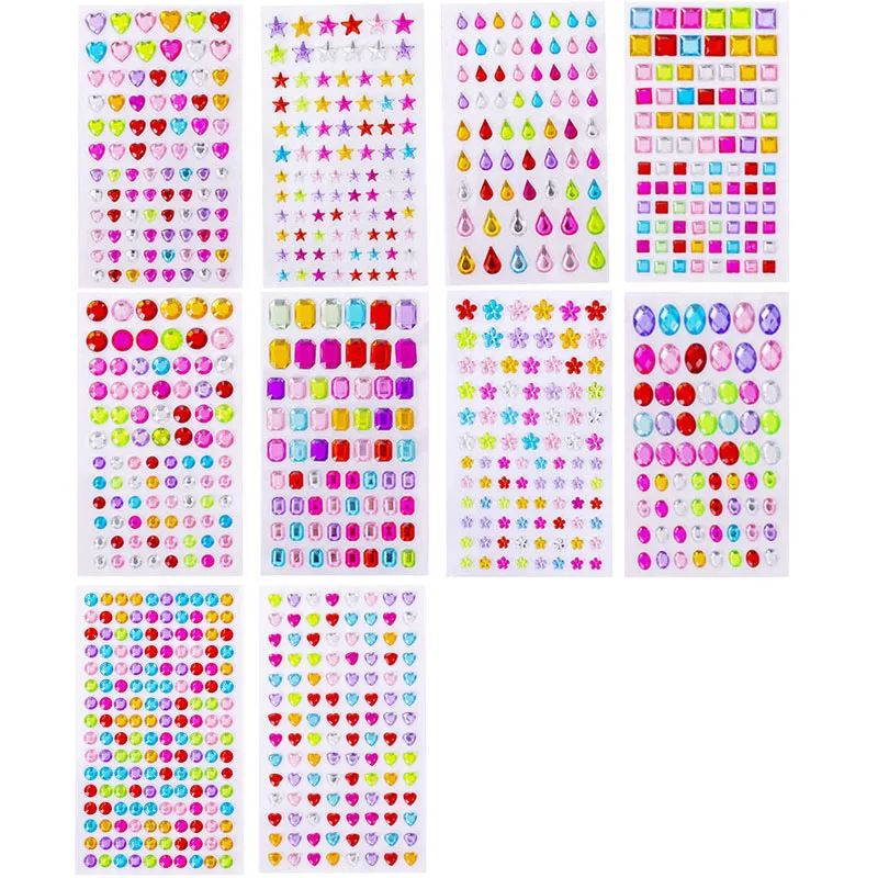 Colorful Gemstone Stickers