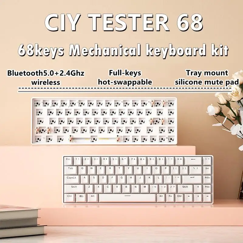 ZUOYA TESTER68 customized Mechanical keyboard kit TES68 hot
