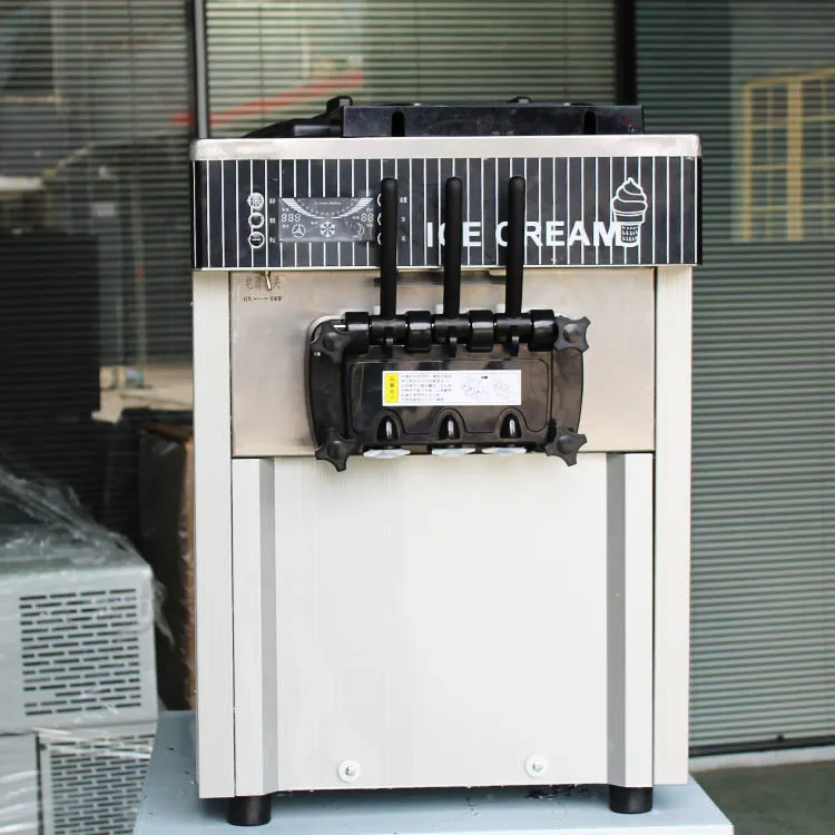 1700W Vertical Soft Serve Ice Cream Machine - Compact Commercial, Fully Automatic, Portable Stainless Steel, Easy Clean, 5
