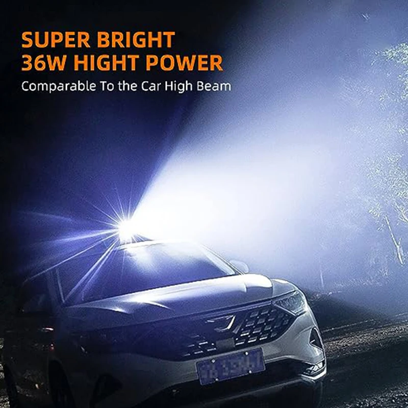  LED  ,  , USB-C , 26650 ͸,  , ķ , 5000LM, 36W