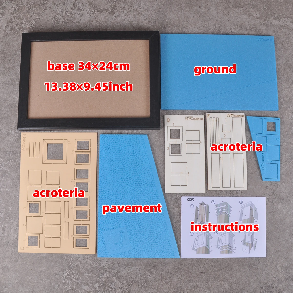 조립식 고속도로 건축 모형 벽돌 포장 도로 광장 공공 디오라마 스케일 모형 키트 디스플레이 베이스 스탠드 1/35