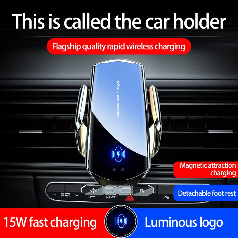 Q88AutomaticClampingFastChargingWirelessCarPhoneHolderfor