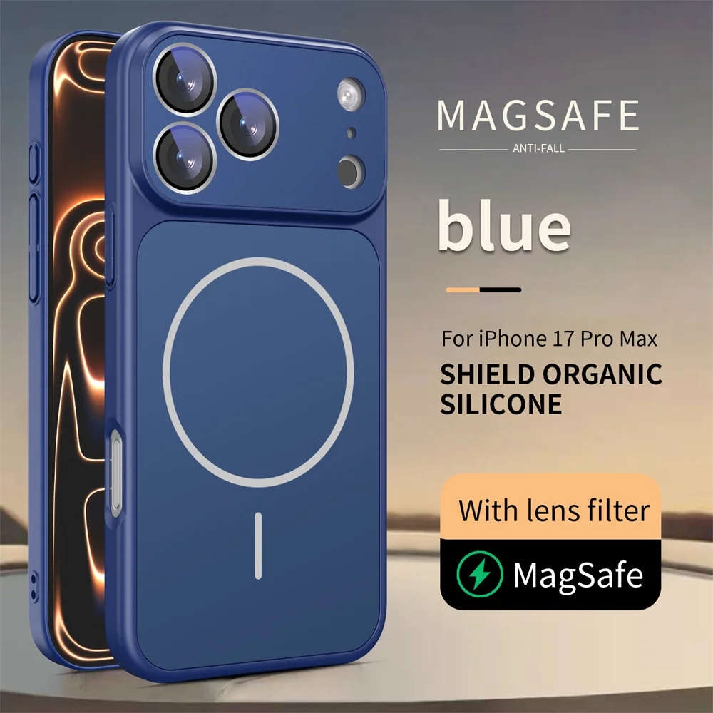 Premium Magnetic Shockproof Phone Case with Lens Protection Cover
