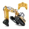 Remote Control Alloy Excavator 1:14 Metal Version Large Excavator Bucket Engineering Vehicle 2.4g Wireless Large Toy Boy Gift 3