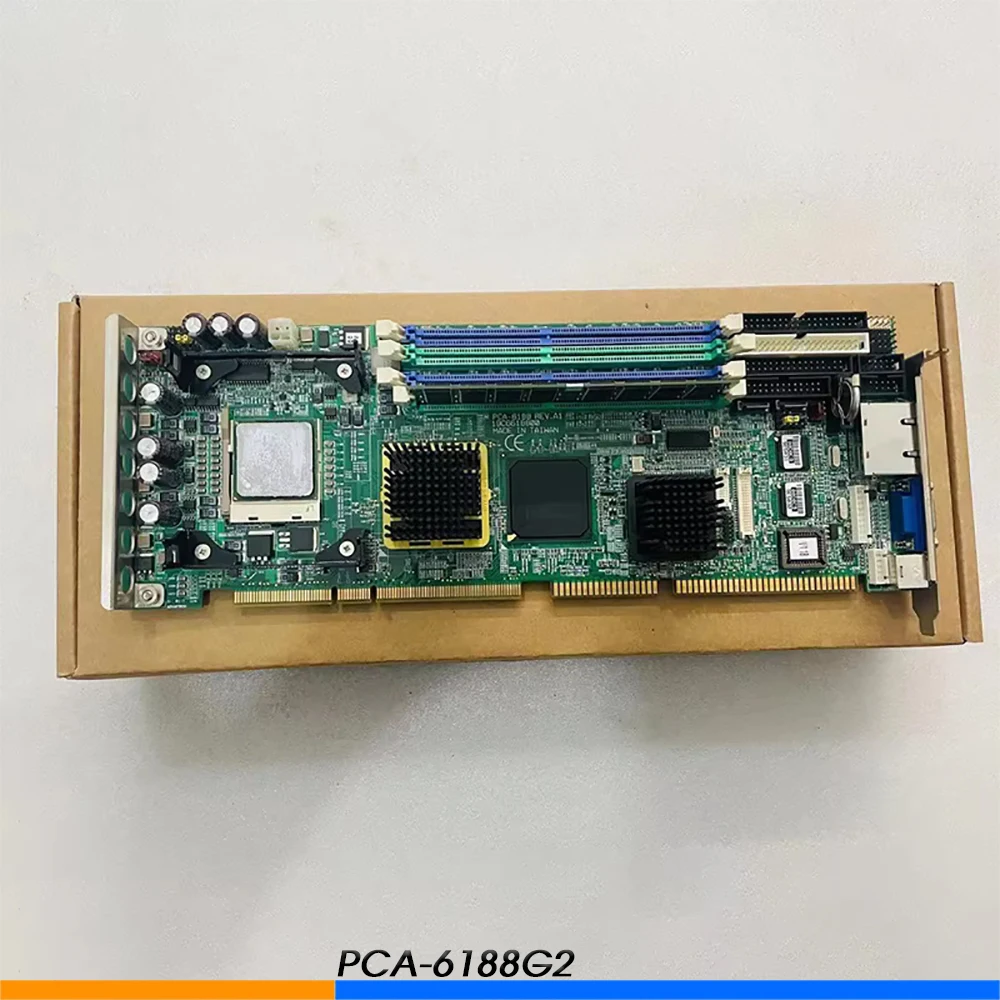 Original For ADVANTECH Industrial Computer Motherboard Dual Network Ports PCA 6188G2 REV A1 PCA 6188