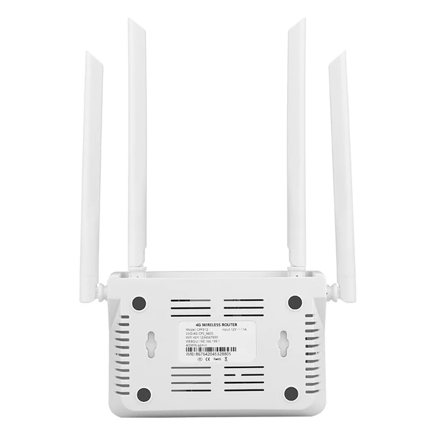 Routeur WiFi CPE sans fil avec fente pour carte EpiCard, antenne externe, prise  EU et US, couverture large, 4G, 150Mbps, RJ45 USB - AliExpress