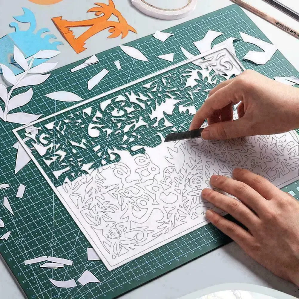 Cutting Mat Cutting Pad A4 Self Healing Cutting Mats Double Sided Craft Cutting Board Art Tool Scrapbooking Quilting Sewing Precision Craft Project