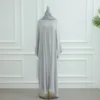 Kimono Cardigan pour Femmes Musulmanes, Robes Abaya Ouvertes Ornées de Diamants, Écharpe, Longue Robe, Robe de Dubaï, Robe Turque, Vêtements Islamiques, Marocain, Eid, Ramadan