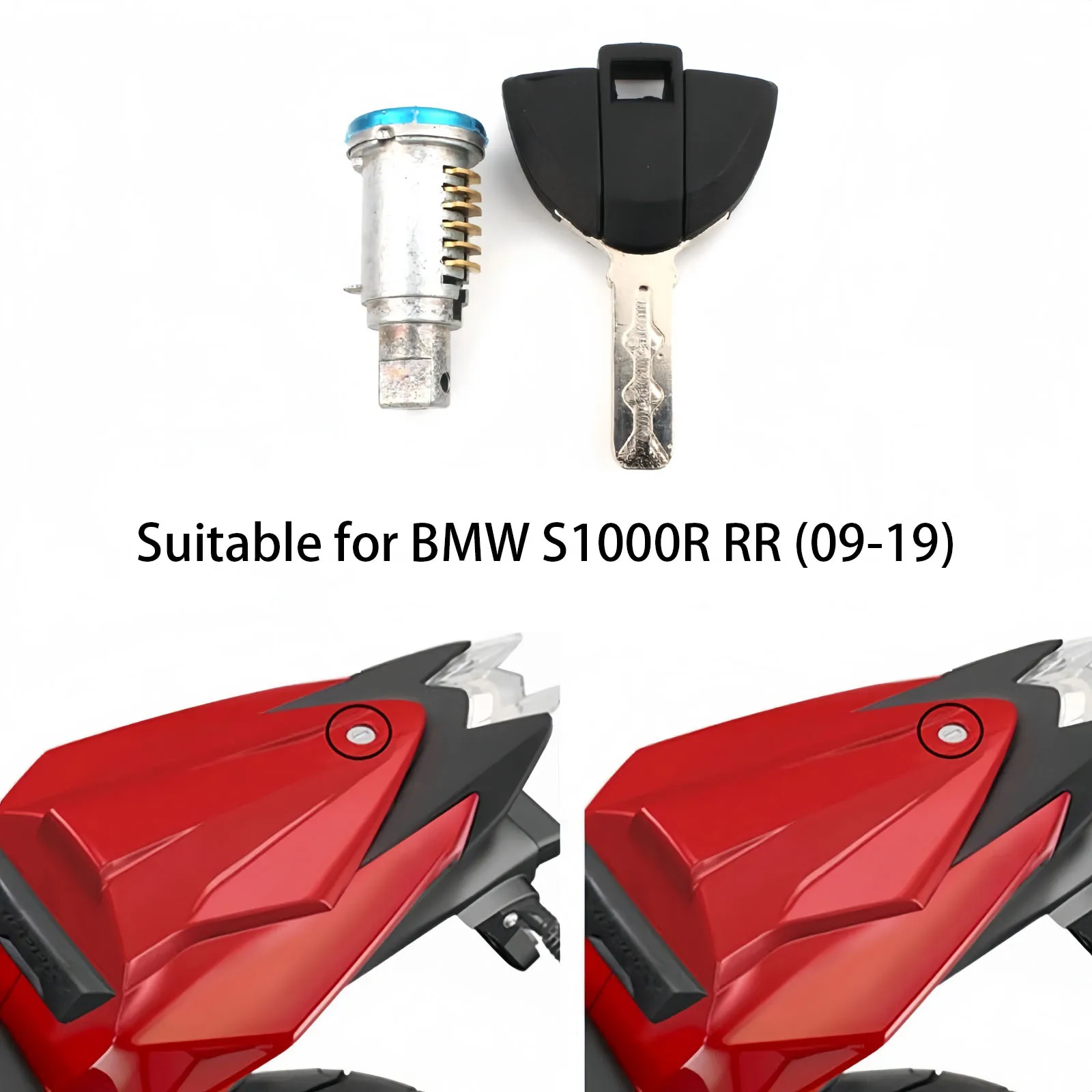 BMW R1250GS LC ADV R1200GS F800GS F700GS F650GS 트렁크 새들백 1993-2020 용 오토바이 키 실린더 잠금 실린더 코어 플러그