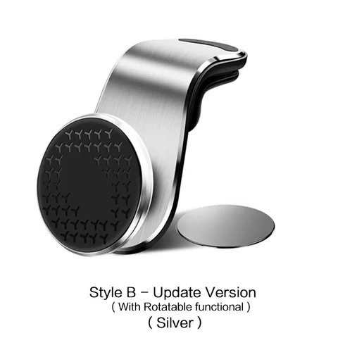 L-Type Phone Holder in Car Smartphone Stand Clip for Mount Car Magnetic Phone Holder Suit to All Model Cellphone