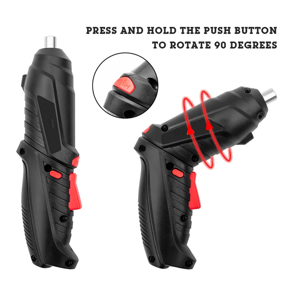 

Cordless Electric Screwdriver 50Hz Battery Rechargeable Multifunction Impact Drill Screw Driver 3.6V Electric Screwdriver