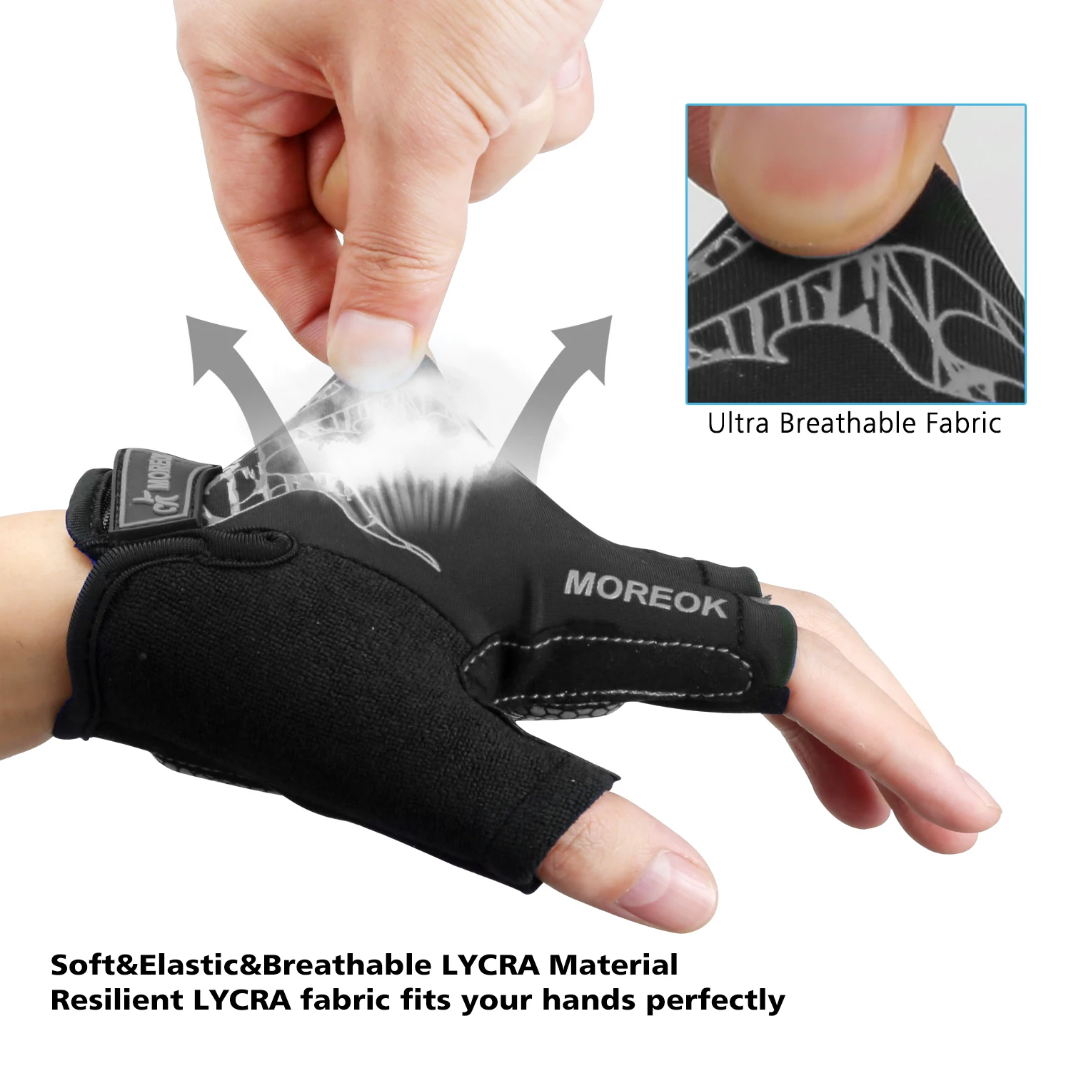 Bike Gloves Half Finger 5MM Gel Pads Breathable Mountain Road Cycling Shock-absorbing for Men cycling gloves