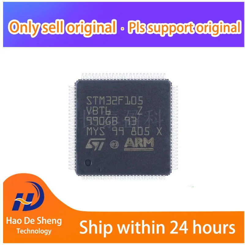 

1 шт./партия STM32F105VBT6 STM32F105 LQFP100 новый оригинальный фотоэлемент