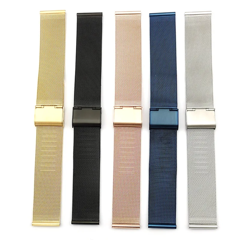Elegant Milanese Stainless Steel Mesh Loop Band - Universal Replacement Bracelet