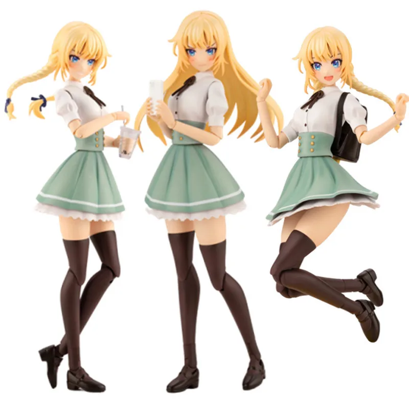 

16CM Original JK003 Sousaishojoteien Saeki Flower Anime PVC Action Figure Assembly Model Toys Collectible Model Ornaments Gifts