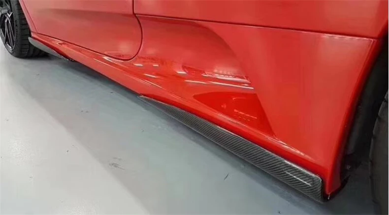 For Ferrari 430 REAL Carbon Fiber Front Lip Splitters Rear Diffuser Bumper Body Side Skirt Kit Spoiler High Quality Accessories - - Racext 39